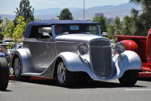 silver phaeton hot rod