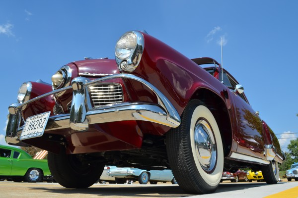 low profile view of studebaker bullet nose coupe