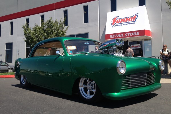 Green hot rod
