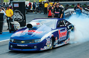 jason line pro stock nhra camaro burnout