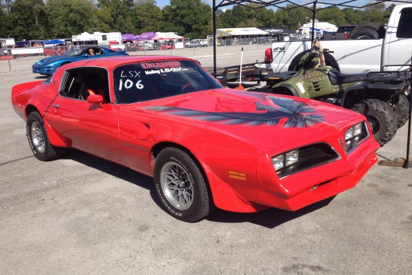 Red Pontiac Trans Am