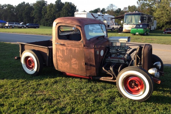 Holley LS Fest rat rod truck