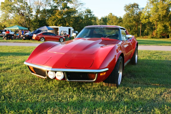 Red C-3 Corvette