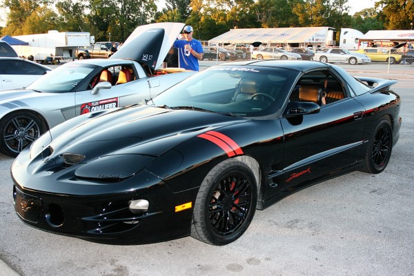 Black Pontiac Firehawk