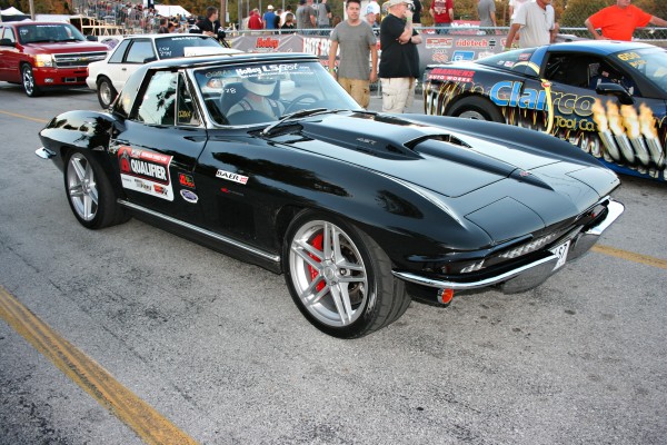 Black C-2 Corvette