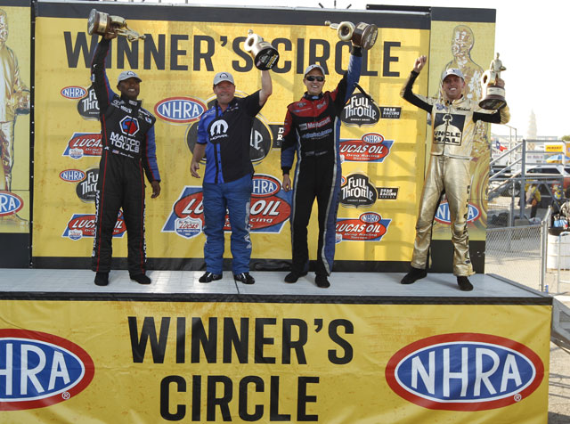 nhra winner's circle. Texas 2012