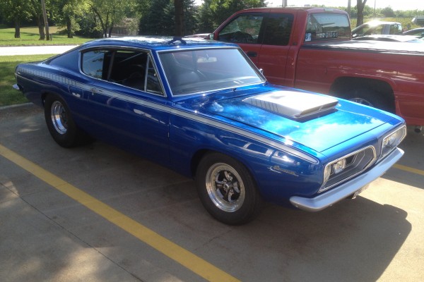 1967 Plymouth Barracuda, passenger side front