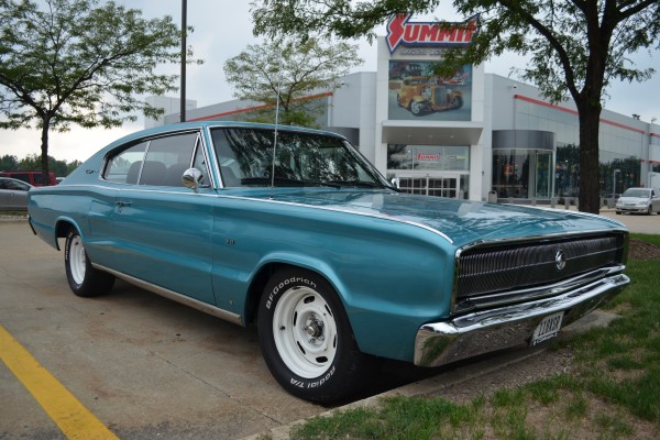 1966 Dodge Charger, front passenger side quarter