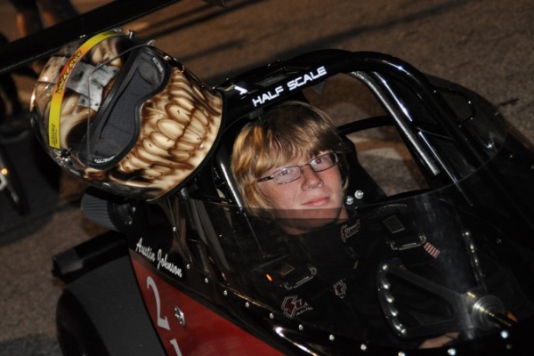 Junior Dragster champion, Austin Johnson