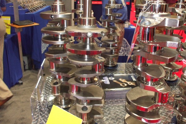 crankshaft display at 2012 SEMA show