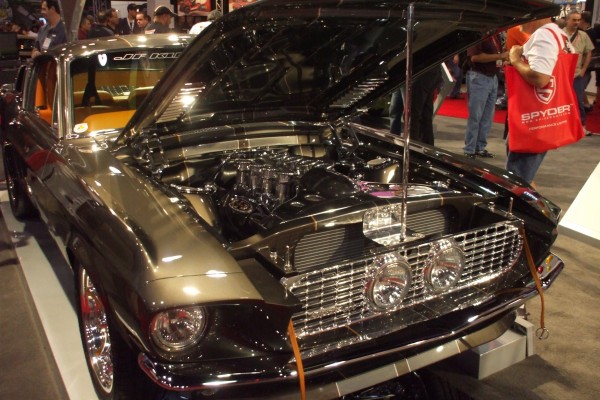 1967 mustang gt500 on display at 2012 SEMA show