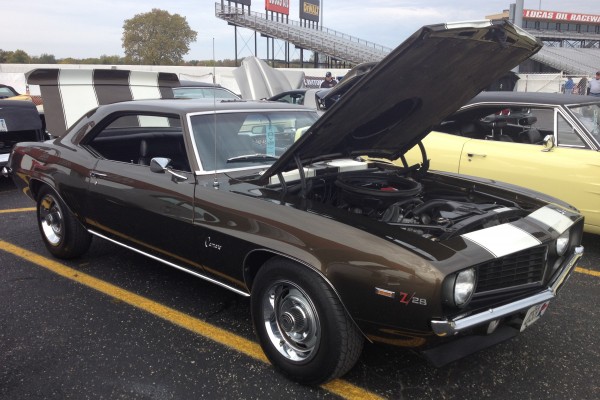 Brown Chevy Camaro Z28