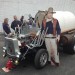John Wayne hot rod wagon with V8 engine thumbnail