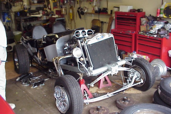project 1923 Ford Model T Pickup build in progress