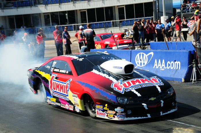 Peter Berner Pro Stock Car in summit racing livery