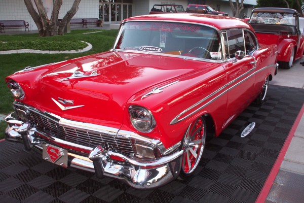 1956 chevy coupe at SEMA 2012