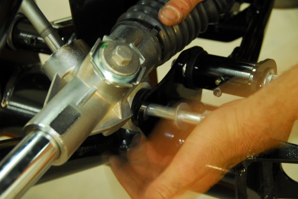 installing steering rack into a cobra kit car