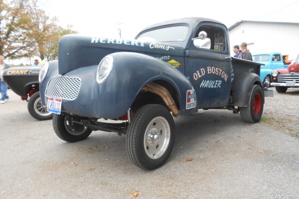 vintage willys straight axle gasser truck