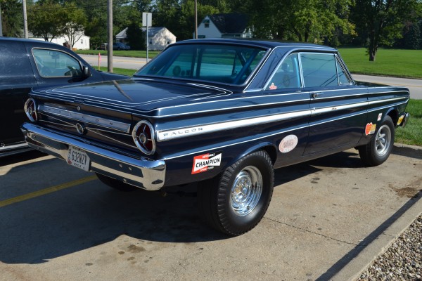 1965 Ford Falcon, passenger side quarter view