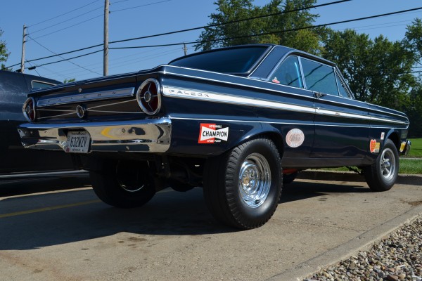 1965 Ford Falcon, rear quarter view
