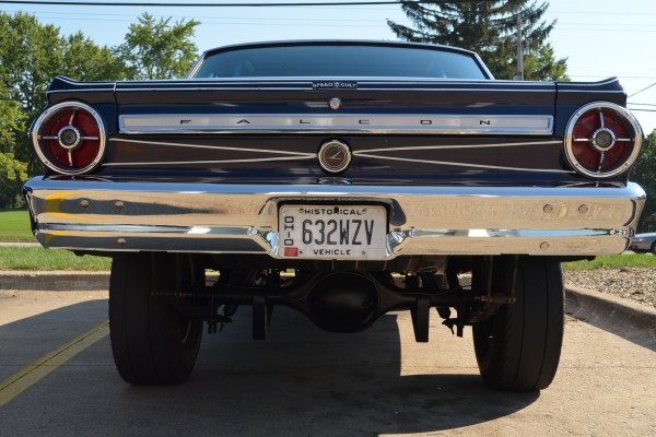 1965 Ford Falcon, rear bumper and trim