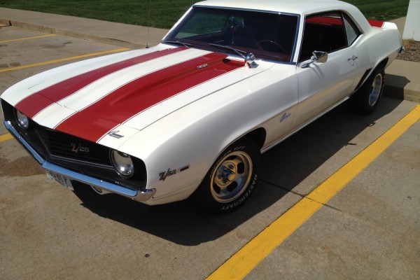 1969 chevy camaro z/28 302, driver side front