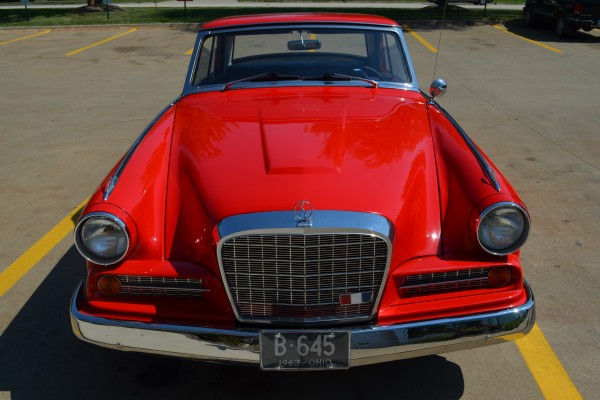 1963 Studebaker Gran Turismo Hawk hood view
