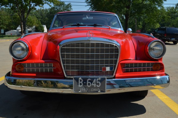 1963 Studebaker Gran Turismo Hawk front bumper and grille