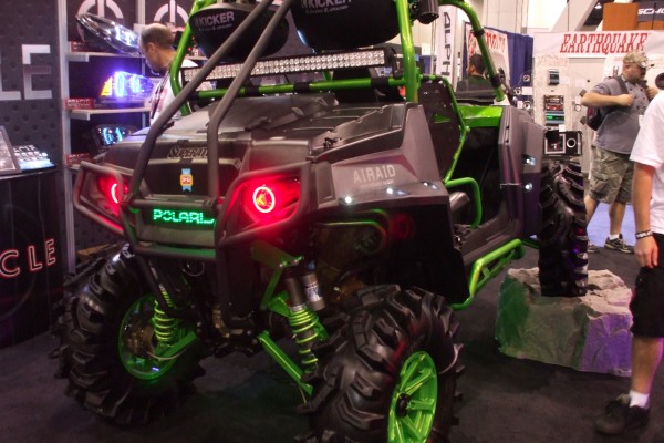 customized polaris razr on display at 2012 SEMA Automotive trade show