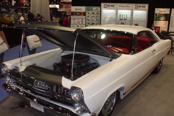 customized ford fairlaine coupe on display at 2012 SEMA show