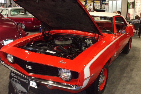 1969 chevy camaro ss 396 coupe on display at 2012 SEMA show