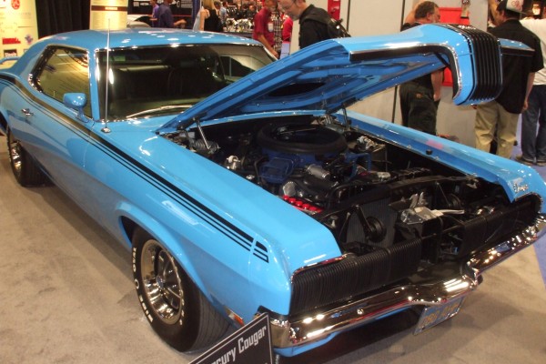 1970 mercury cougar eliminator on display at 2012 SEMA show