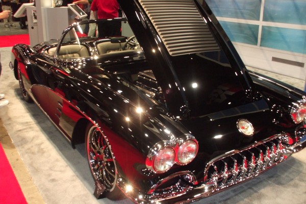 custom c1 chevy corvette on display at 2012 SEMA show
