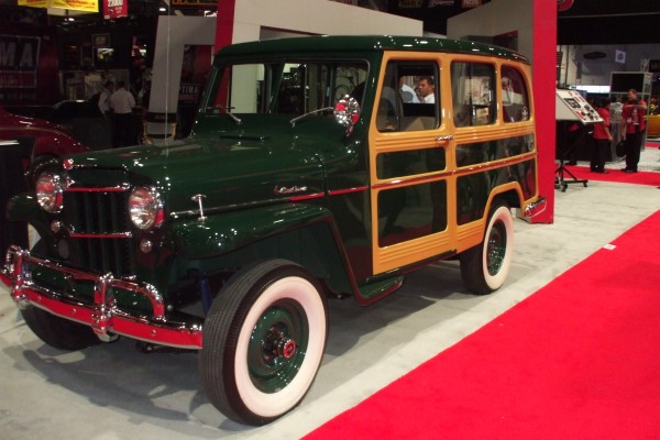 willys woody wagon on display at 2012 SEMA show