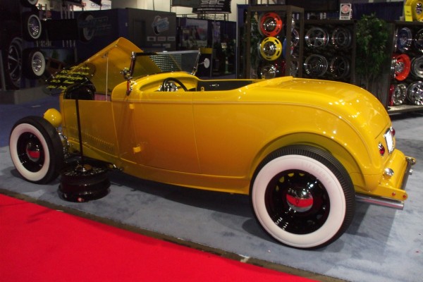 vintage ford roadster on display at 2012 SEMA show
