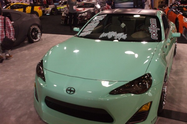 custom scion frs on display at 2012 SEMA show
