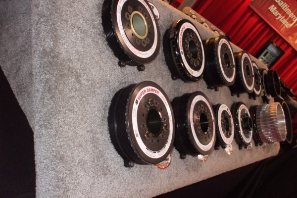 ATI Dampers in SEMA trade show display