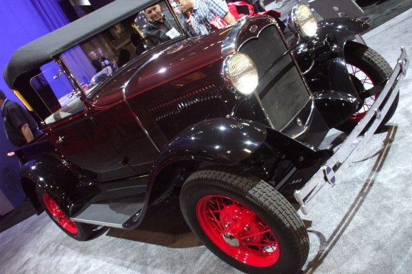 prewar ford roaster truck on display at 2012 SEMA show