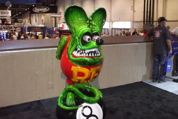 Rat Fink Statue at 2012 SEMA Show