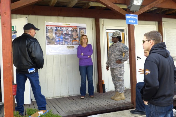 nhra drivers meeting troops at military base