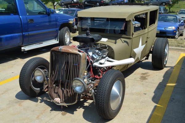 1924 Rat Rod parked at summit racing