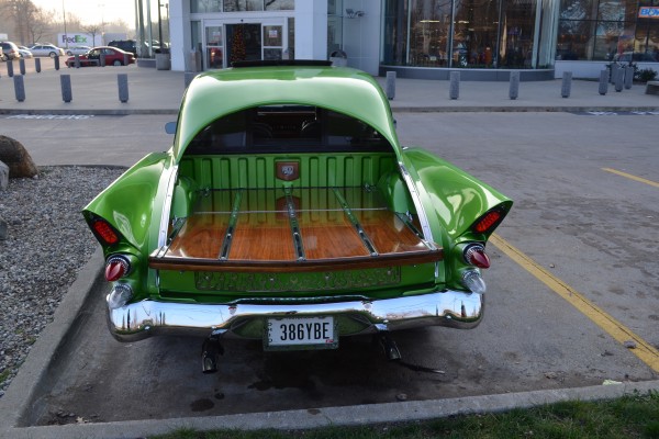 rear wood tuck bed on custom studebaker hawk