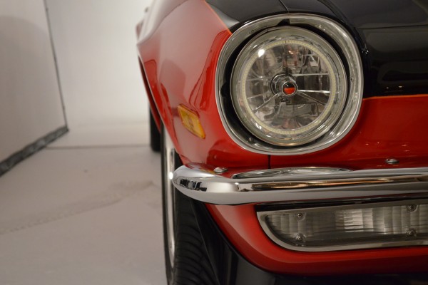 1972 chevy camaro ss photo shoot, front headlight