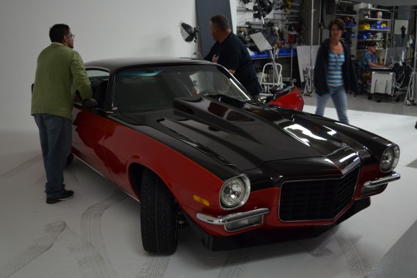 1972 chevy camaro ss photo shoot, front