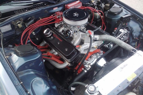 sbc 383 v8 engine in a mazda RX-7