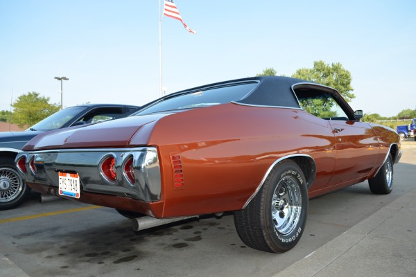 Chev Chevelle Muscle Car, rear bumper and taillights