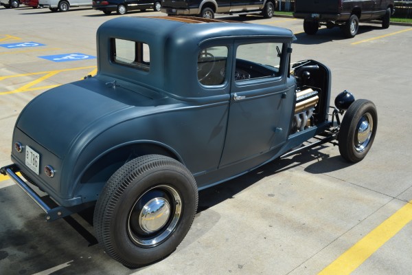 rear quarter view of a 1931 Ford Hot Rod