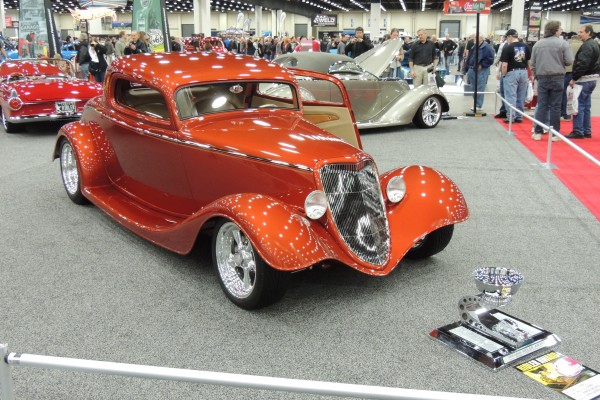vintage prewar hot rod ford coupe