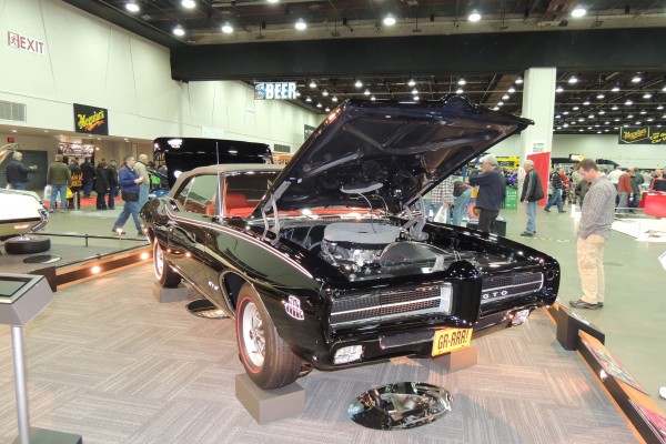 vintage black pontiac gto judge convertible