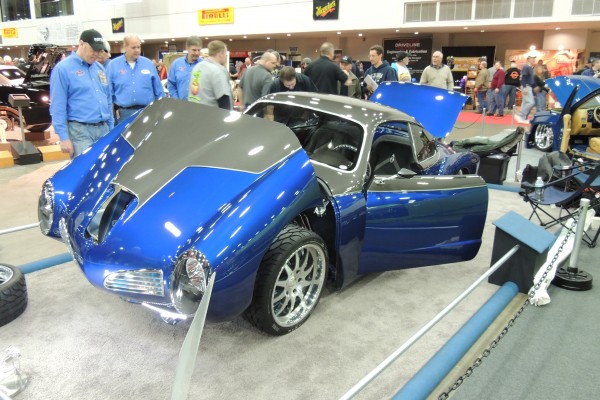 customized vintage volkswagen karman ghia show car